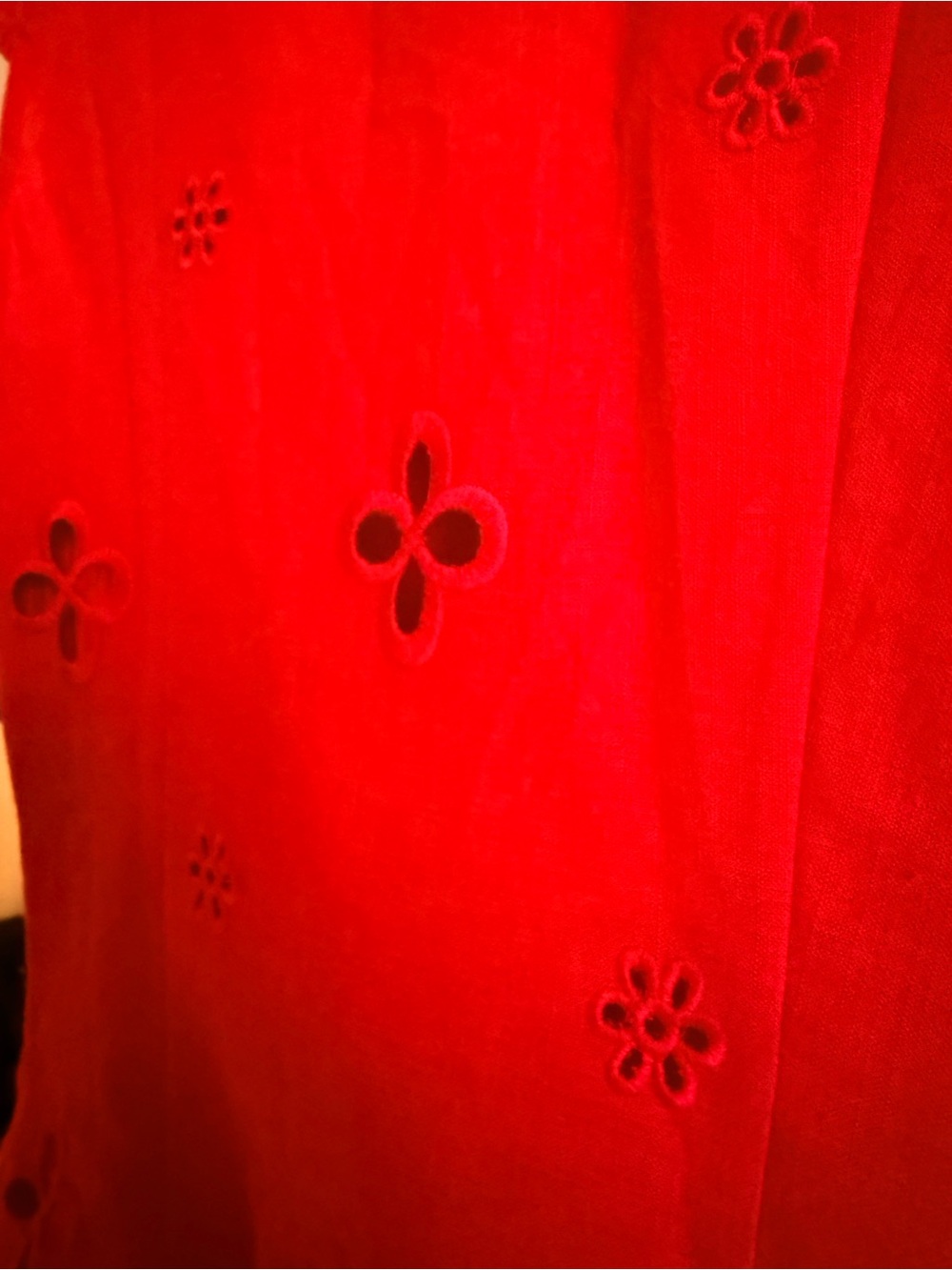 Mirror Palais Maria Linen Red Mini dress - Picture 6 of 6